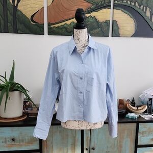 NEW - Equipment "Rayne" Cropped Button-Down Shirt